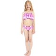 thumbnail image 3 of 4PCS Mermaid Tails for Swimming for Girls Kids Mermaid Swimsuit Costume Princess Bikini Set Bathing Suits_Special Gift, 3 of 5