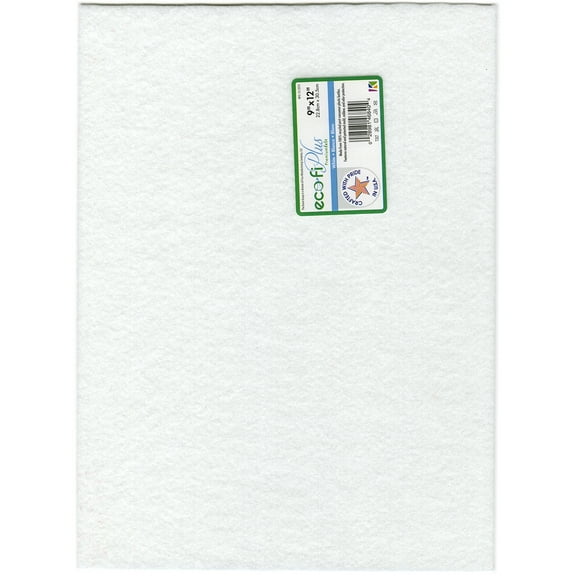 Kunin Eco-Fi Plus Premium Felt Sheet 9"X12"-White