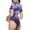 Cool Lion Head, variant on Cool Flame Lion A Womens One Piece Swimsuits Modest Tummy Control Bathing Suits Lace Up Slimming Swim Suit-Small