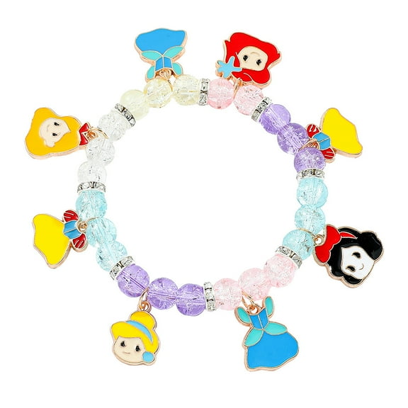Ariel Princess Metal Quality Anime Cartoon Bracelet Gifts for Woman Men