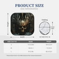 thumbnail image 3 of Windshield Sun Shade, Vintage Ornate Skull Foldable Car Sun Shade Windshield for Front, 2 Pieces, 3 of 7