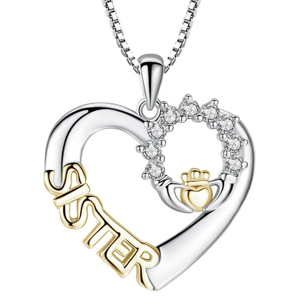 Collar con forma de corazón para mujer, cadena para clavícula, sencillo y elegante.