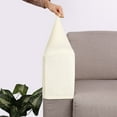 thumbnail image 3 of Stretch Armrest Covers Anti-Slip Arm Covers for Chairs Sofa Armchair Slipcovers for Recliner Sofa  Beige, 3 of 4