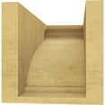thumbnail image 4 of 6"W x 12"D x 6"H Wide Helena Rough Cedar Woodgrain TimberThane Corbel, Primed Tan, 4 of 6