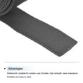 thumbnail image 3 of Lightweight Polypropylene Webbing Strap 0.8" 10 Yard Backpack Dark Grey for Luggage Cargo Straps, 3 of 5