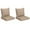 Beige, variant on Outsunny Outdoor Chair Cushions with Backrest for Garden Furniture, Blue