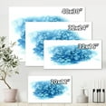 thumbnail image 4 of Designart ' Abstract Blue Turquoise Cloud ' Modern Canvas Wall Art Print, 4 of 4