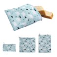 thumbnail image 2 of 3 Pack - Reusable Sandwich Bags Dishwasher Safe Durable Washable Quick Dry Cloth Baggies - Reusable Snack Bags School Lunches Bags Snack Bags - Sandwich Food Storage Bag, 2 of 6