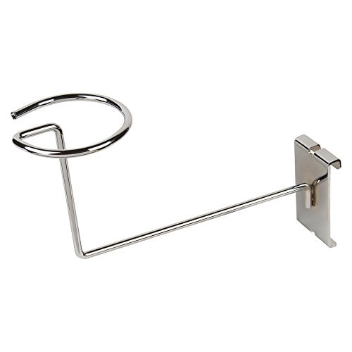 Econoco GW/ML Présentoir 4-1/2"H x 8"D Millenery - Finition Chrome, Taille du Pack - 24
