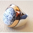 thumbnail image 4 of Dendritic Opal Mens Ring, Natural Dendrite Opal Ring, Silver Jewelry, 925 Silver Ring, Birthday Gift, Heavy Mens Ring, Arabic Design, Ottoman Style Ring, Christmas, Turkey Mens Signet Ring, 4 of 6