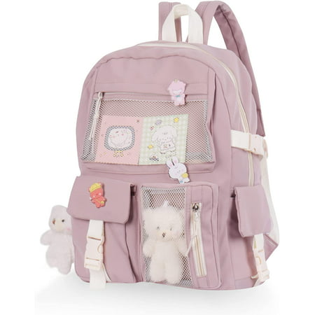 Kawaii Backpack, Cute Aesthetic Backpacks for Teen Girls, Large ...