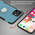 thumbnail image 5 of Mignvoa For iPhone 12 Mini 5.4 inch Case with Ring Holder Dual Layer Shockproof Protective Case Cover Built in Ring Stand 360 Degree Rotating for Apple iPhone 12 Mini 5.4 inch 2020(Navy Blue), 5 of 7