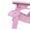 thumbnail image 3 of Wood Children Adirondack Chair,Ergonomic All-Weather Adirondack Chairs,Durable Patio Lounge Chair,pink, 3 of 5