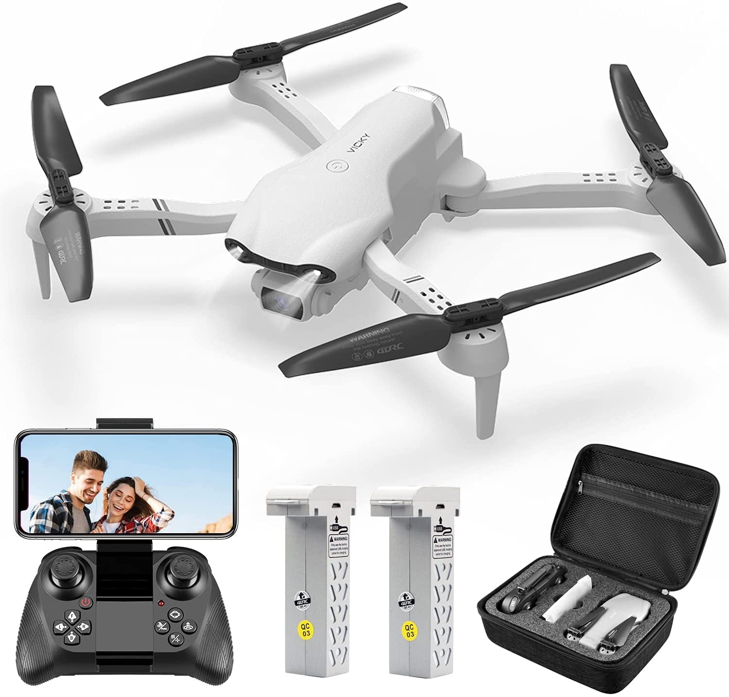 Professional F3 drones GPS 5 g WiFi FPV HD 4K/1080P grand angle caméra Pliable US 