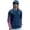 Hot Pink, variant on Men's UPF 50+ Sun Protection Hooded Shirt with Integrated Face Cover Long Sleeve Lightweight Rash Guard Shirts for Fishing Hiking Camping Or Outdoor Sports Hot Pink S