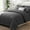 Dark Grey, variant on California King Comforter Sets Dark Grey, 7 Pieces Cal King Bed in a Bag, All Season Bedding Sets with Stitch Quilted Comforter, Flat Sheet, Fitted Sheet, Pillowcases