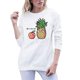 thumbnail image 1 of Gibobby Casual Sudadera para Mujer Sudadera suelta casual con estampado navideño de manga larga con cuello redondo para mujer blusa grande de manga larga(Blanco,G), 1 of 3