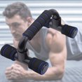 thumbnail image 1 of Soportes para flexiones, barra con asas de espuma, estante eléctrico para Fitness para entrenamiento muscular del pecho y el brazo, 1 of 8