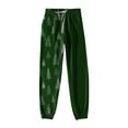 thumbnail image 4 of TTUHYWXI Christmas Womens Pajama Pants Casual Comfy Sleepwear Wide Leg Drawstring Bottoms with Pockets (Dark Green, 3XL), 4 of 5