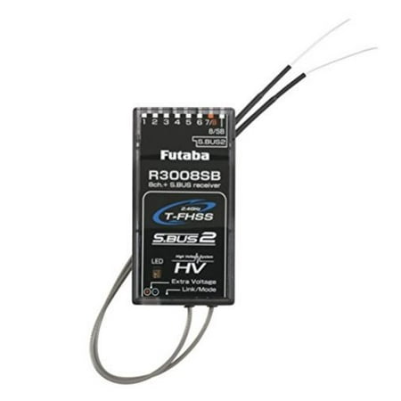 Futaba Crystal - Futaba R3008SB 2.4G FHSS Telemetry Rx 10J Multi-Colored