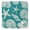 Teal green, variant on Blue Grey Coastal Cloth Napkins, Nautical Shell Starfish Coral Summer Beach Washable and Reusable Dinner Napkins Set of 2, Table Napkin for Kitchen Party Birthday Wedding Hotel Housewarming 20"x20"