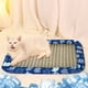 thumbnail image 1 of Pisexur Suministros para mascotas Alfombrilla de ratán para perros y gatos, alfombrilla fresca de seda helada para perros, manta fresca portátil y lavable para mascotas, perros, gatos y animales, 1 of 6
