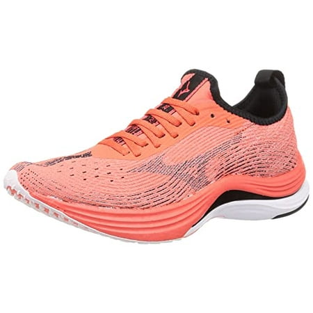 

[Mizuno] Running Shoes Wave Aero 20 +R Jogging Marathon Sports Training Lightweight Women s Coral x Black x White 23.5 cm 2E