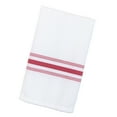 thumbnail image 4 of Arkwright Bistro Napkins (12 Pack), Soft Spun Polyester, 18x22 in., Restaurant Quality, White with Red French Stripes, 4 of 5