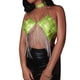thumbnail image 3 of Txlixc Chaleco de ocio femenino, color sólido, sin mangas, sin espalda Txlixc moda, 3 of 8