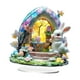 thumbnail image 2 of Figura de conejo,Adorno de mesa con escena de conejo de Pascua para jardín,Centro de mesa de de Pascua para jardín de cuento de hadas,Figura decorativa de acrílico plana 2D Estilo A, 2 of 8