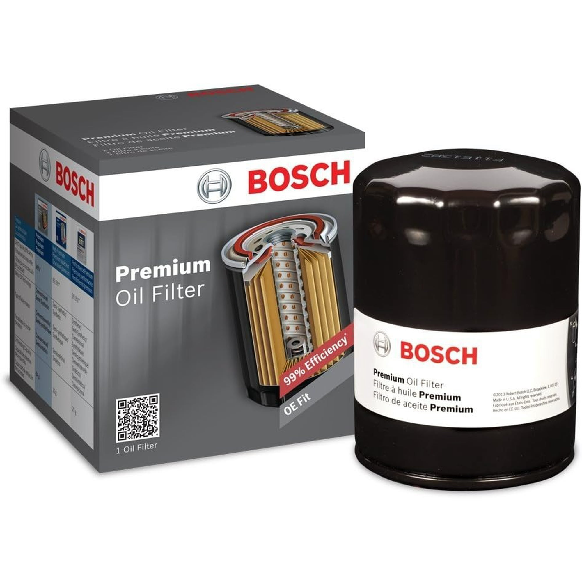 BOSCH OEM Oil Filter 3311 For Toyota Prius Celica Matrix Corolla Corolla iM MR2 Spyder Prius AWD-e Prius Prime 1.8L L4 1993-2025