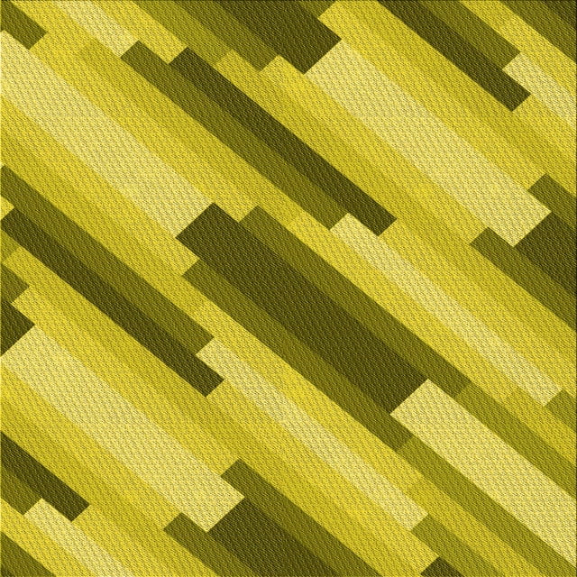 Ahgly Company Tapis d'Intérieur Lavable en Machine Carré Jaune Transitionnel, 7 Pieds Carré