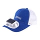thumbnail image 2 of Sombreros de visera con ventilador, sombrero ajustable para el sol, ventilador integrado para ciclismo y senderismo Azul, 2 of 8