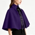 thumbnail image 3 of Hvyesh Victorian Gothic Renaissance Medieval Steampunk Collar Capelet Womens Short Cape Cloak, 3 of 6