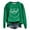 Green, variant on Fiaer Women's Pullover Sweatshirts Letter Graphic Crew Neck Long Sleeve Baggy Plus Size Tops Comfy Breathable Lightweight Tops for Fall and Winter White XL