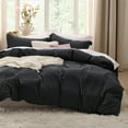 thumbnail image 1 of Juego de funda de edredón Bedsure Black California King extra soft, 1 of 9