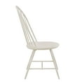 thumbnail image 5 of Weston Home Lydford Hoop High Back Windsor Metal Side Chair with Wood Seat, White (Set of 2), 5 of 7