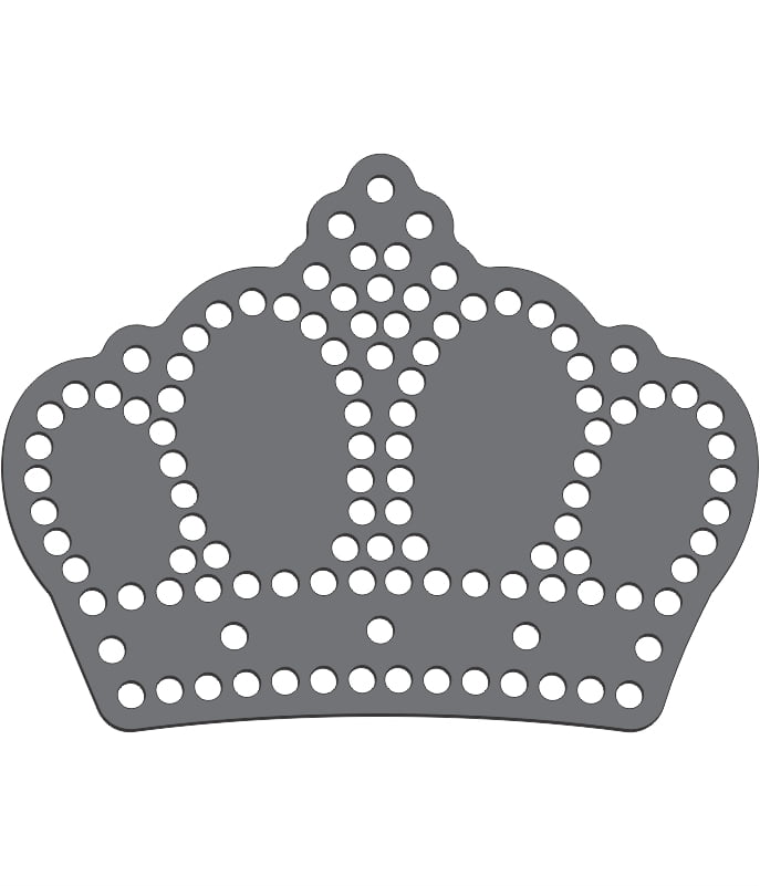 Magnetic Rhinestone Template(s) - CROWN 001 - Walmart.com