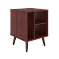 thumbnail image 6 of Boyd Sleep Warwick Mid-Century Modern Nightstand, Cherry, 6 of 7