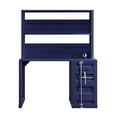 thumbnail image 3 of ACME Cargo Metal Frame Desk and Hutch with Storage Base in Blue, 3 of 5