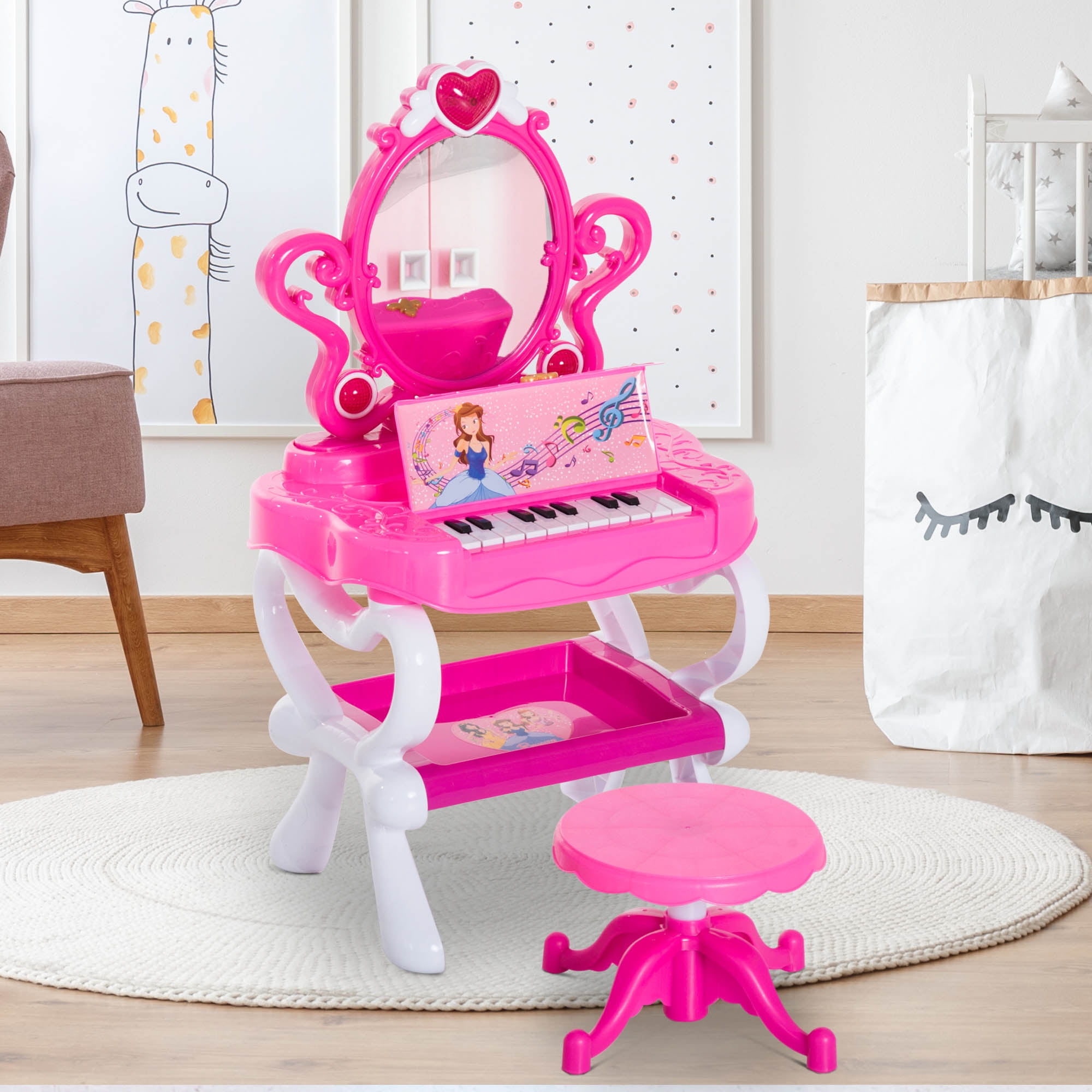 makeup kids table