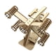 thumbnail image 1 of Kit de construcción de rompecabezas de vehículo espacial de madera, juguete con movimiento Musical, juguete educativo fácil de montar para niños,, 1 of 9