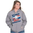 thumbnail image 3 of Dominican Girl Sass Destruction Cute Zip Hoodie Sweatshirt Women Brisco Brands L, 3 of 5