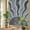 Black, variant on Light Gray Rising Sun Window Privacy Film, Minimalist Wavy Sunrays Line Sunset Stained Glass Rainbow Film Decorative Window Clings, Static Cling Sun Blocking Stickers 17.7" x 39.3"