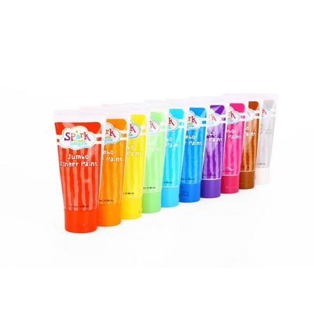 Spark. Create. Imagine. Jumbo Finger Paint, 10 Count