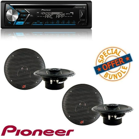 - CD Receiver w/ Android and IPhone Compatibility Built in Bluetooth W/ Two Pairs Cerwin-Vega XED62 300W 6.5