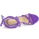 thumbnail image 5 of Sandalias de Tacón alto Allegra K con Cordones Púrpura 38, 5 of 7