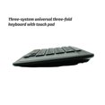 thumbnail image 3 of ziyahi Wireless Keyboard 78 Keys Foldable Home Business Notebook Laptop PC Computer Key Board Replacement Accessories, 3 of 5