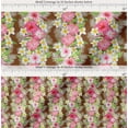 thumbnail image 2 of Soimoi Brown Cotton Poplin Fabric Leaves & Tropical Floral Watercolor Print Fabric by The Yard 56 Inch Wide, 2 of 7