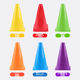 thumbnail image 2 of Cubo con el logotipo de entrenamiento de fútbol Cubo con el logotipo de baloncesto Anillo de recreación para niños Cubo con el logotipo de 23 cm Cubo para helado deportivo, 2 of 4